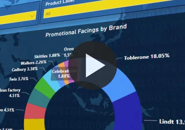 Still from a promotional video for Shelftrak's retail data platform
